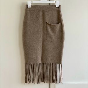 100% Cashmere Skirt | NEW